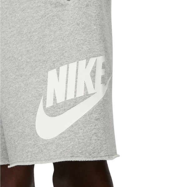 Nike Club Alumni French Terry Mens Shorts - Dark Grey Heather/White/White