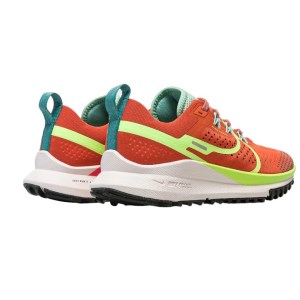 Nike React Pegasus Trail 4 - Womens Trail Running Shoes - Montra Orange/Enamel Green