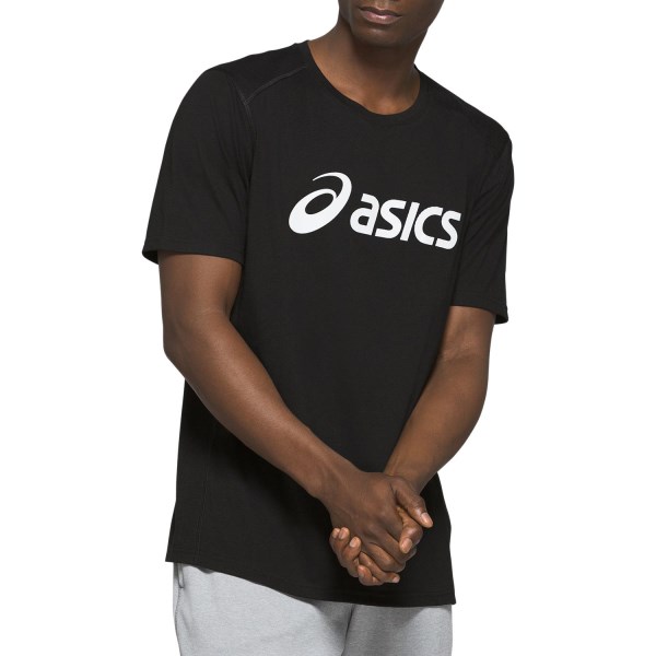 Asics Essential Triblend Mens Training T-Shirt - Performance Black/Brilliant White