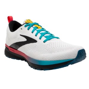 Brooks Revel 5 - Womens Running Shoes - White/Black/Blue Bird