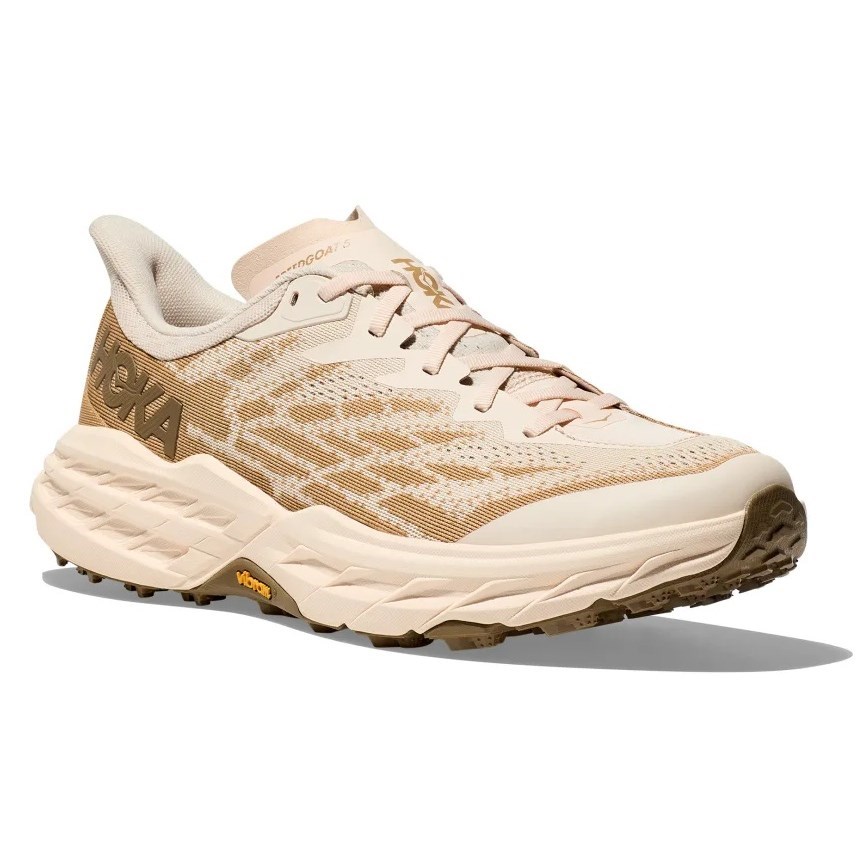 Hoka Speedgoat 5 - Mens Trail Running Shoes - Vanilla/Wheat | Sportitude