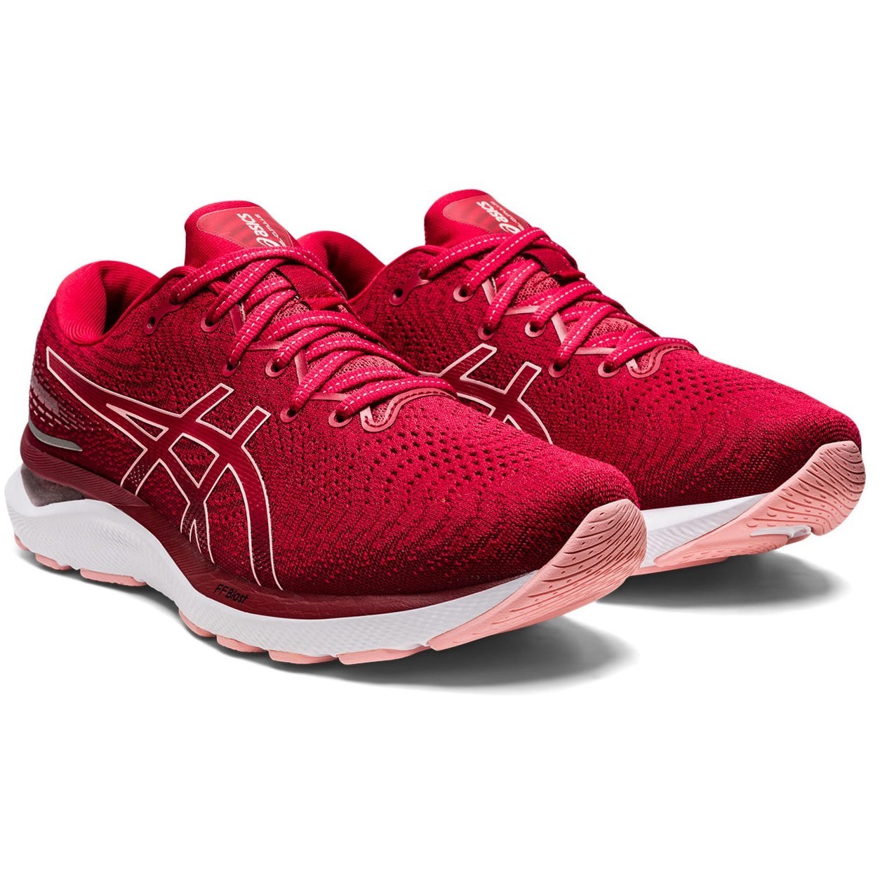 Asics Gel Cumulus 24 - Womens Running Shoes - Cranberry/Frosted Rose ...
