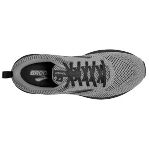 Brooks Revel 5 - Mens Running Shoes - Ebony/Alloy/Metallic