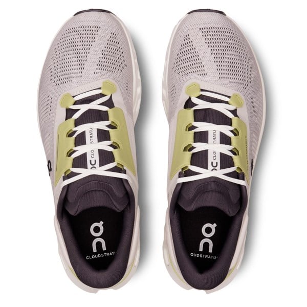 On Cloudstratus 3 - Mens Running Shoes - Pearl/Ivory