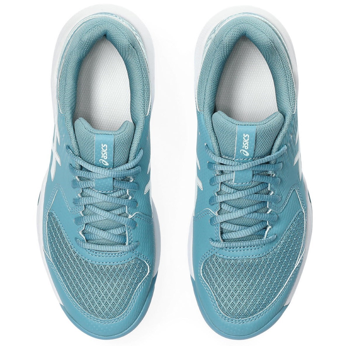 Asics Gel Dedicate 8 Hardcourt - Womens Tennis Shoes - Gris Blue/White ...