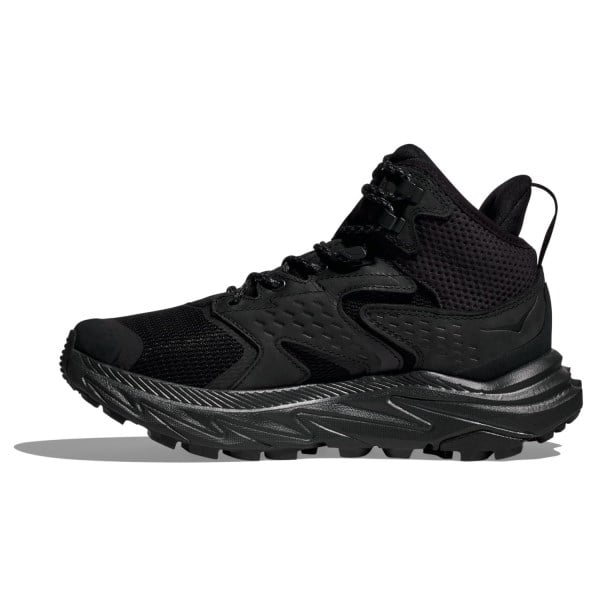 Hoka Anacapa 2 Mid GTX - Womens Hiking Shoes - Black/Black