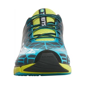 Salming Speed 6 - Mens Running Shoes - Blue/Lime