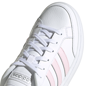 Adidas Grand Court SE - Womens Sneakers - White/Clear Pink/Silver Metallic
