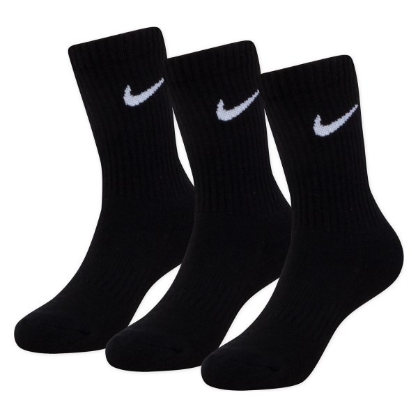 Nike Performance Basic Kids Crew Socks - 3 Pack - Black