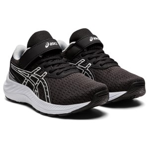 Asics Pre Excite 9 PS - Kids Running Shoes - Black/White