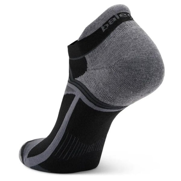 Balega Hidden Contour Running Socks - Black/Grey