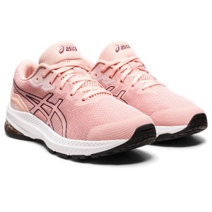 Asics GT-1000 11 GS - Kids Running Shoes - Frosted Rose/Deep Mars
