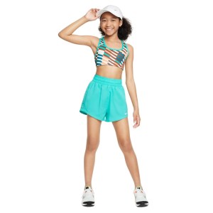 Nike Swoosh Kids Girls Reversible Sports Bra - Jade Ice/Clear Jade II/White