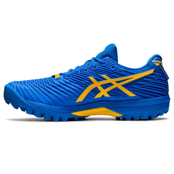 Asics Field Speed FF - Mens Hockey Shoes - Electric Blue/Sunflower
