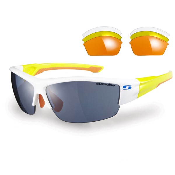 Sunwise Evenlode Sports Sunglasses + 3 Lens Sets - White