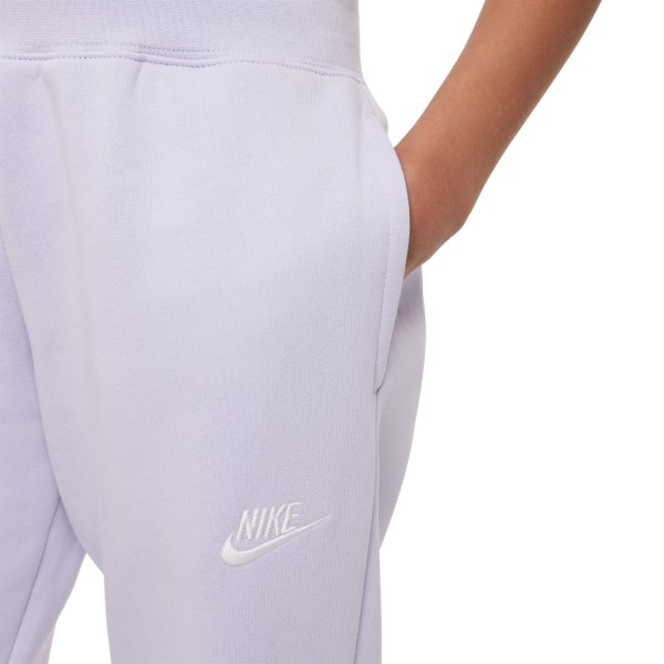 Nike Sportswear Club Fleece Kids Girls Track Pants - Oxygen Purple/White