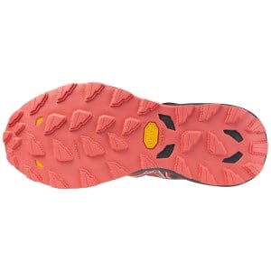 Mizuno Wave Daichi 8 - Womens Trail Running Shoes - Hot Coral/White/Turbulence