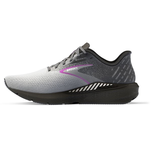 Brooks Launch GTS 10 - Womens Running Shoes - Black/White/Violet