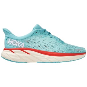 Hoka Clifton 8 - Womens Running Shoes - Aquarelle/Eggshell Blue