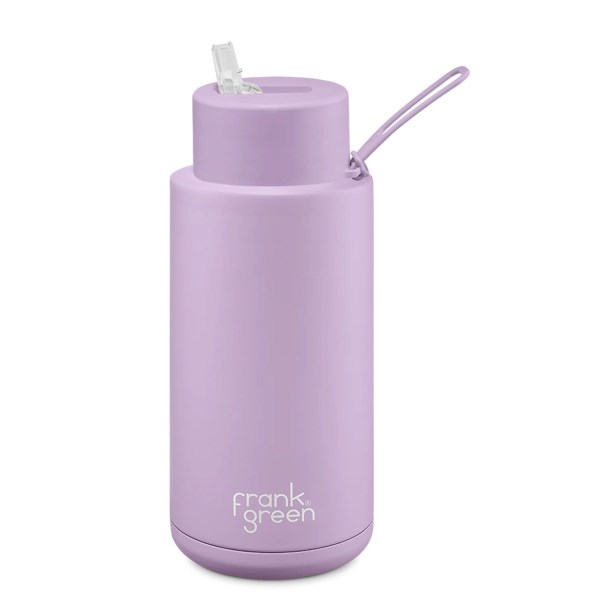 Frank Green Ceramic Reusable Straw Lid 1L Bottle - Lilac Haze