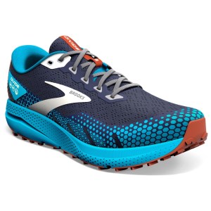 Brooks Divide 3 - Mens Trail Running Shoes - Peacoat/Atomic Blue