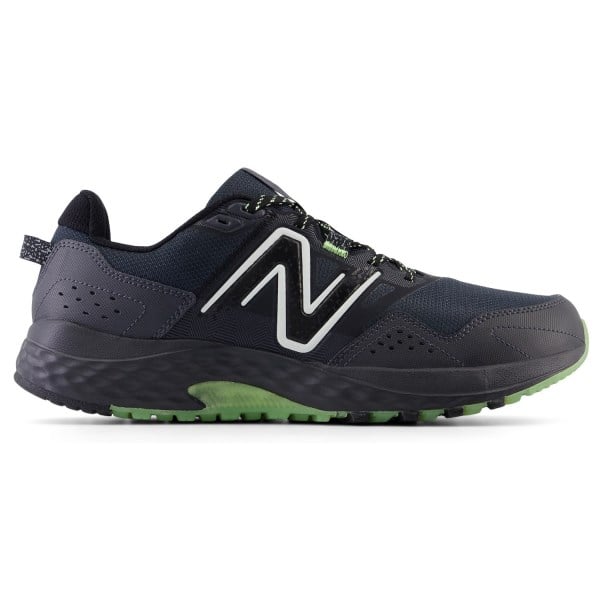 New Balance 410v8 - Mens Trail Running Shoes - Black/Bleached Lime Glo/Phantom