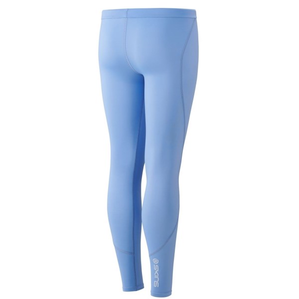 Skins Series-1 Youth Kids Compression Long Tights - Sky Blue
