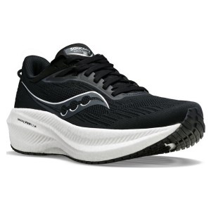 Saucony Triumph 21 - Mens Running Shoes - Black/White