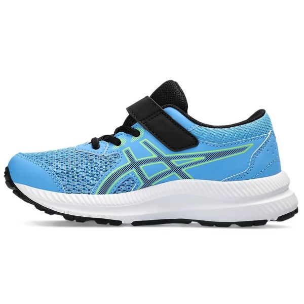 Asics Contend 8 PS - Kids Running Shoes - Waterscape/Black
