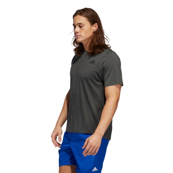Adidas FreeLift Sport Prime Heather Mens Training T-Shirt - Legacy Green Mel