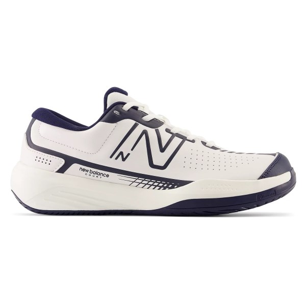New Balance 696v5 - Mens Tennis Shoes - White/Navy | Sportitude