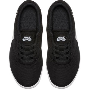 Nike SB Canvas Check PS - Kids Sneakers - Black/White