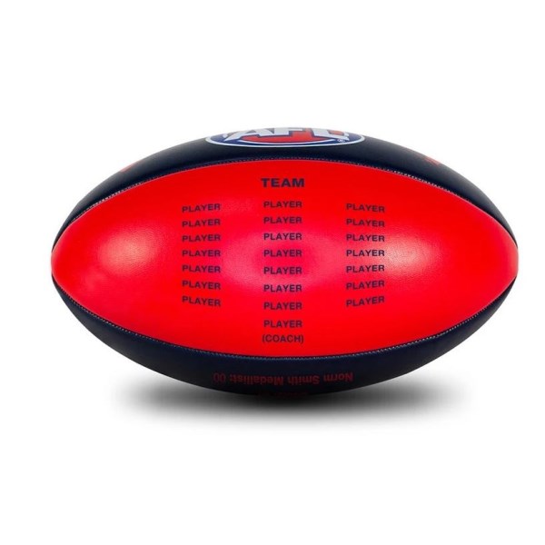 Sherrin PVC 2021 Melbourne Demons AFL Premiers Football - Size 3 - Red/Blue