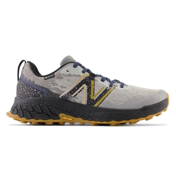 New Balance Fresh Foam Hierro v7 GTX - Mens Trail Running Shoes - Raincloud/Black/Marine Blue