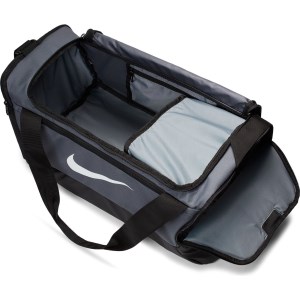 Nike Brasilia Small Training Duffel Bag - Flint Grey/Black/White