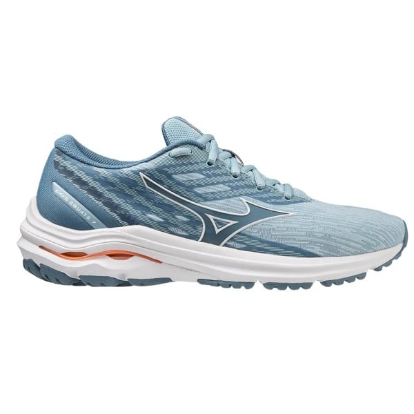 Mizuno Wave Equate 7 - Womens Running Shoes - Forget-Me-Not/White/Light Orange