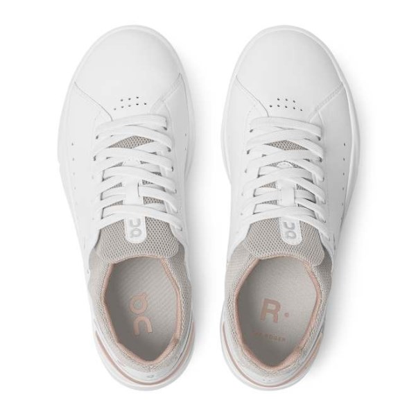 On The Roger Advantage - Womens Sneakers - White/Rose