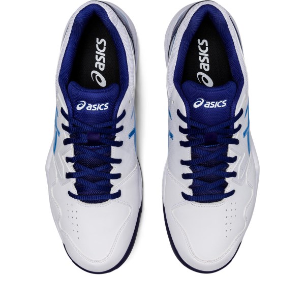 Asics Gel Dedicate 7 Hardcourt - Mens Tennis Shoes - White/Electric Blue