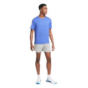 Nike Dri-Fit Miler Mens Running T-Shirt - Astronomy Blue/Reflective Silver