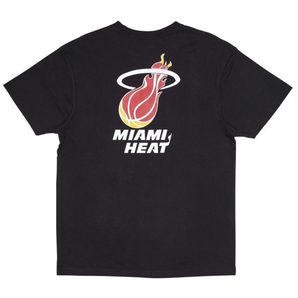 Mitchell & Ness Miami Heat Retro Repeat Mens Basketball T-Shirt - Black