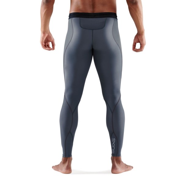 Skins Series-3 Mens Compression Long Tights - Charcoal