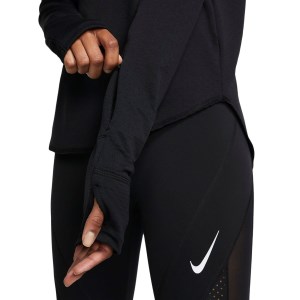 Nike Sphere Element Half Zip Womens Long Sleeve Running Top - Black