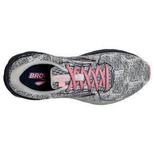 Brooks Adrenaline GTS 21 Knit - Womens Running Shoes - White/Peacoat/Coral