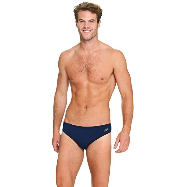 Zoggs Ecolast+ Cottesloe Racer Mens Swimming Brief - Navy