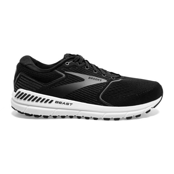 Brooks Beast 20 - Mens Running Shoes - Black/Ebony/Grey
