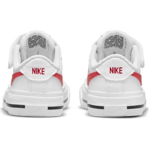 Nike Court Legacy - Toddler Sneakers - White/University Red/Black