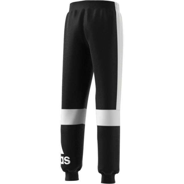 Adidas Essentials Colourblock Kids Track Pants - Black/White