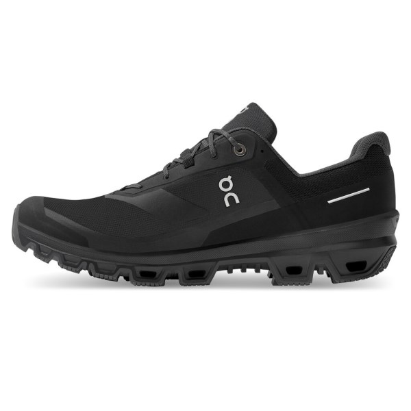 On Cloudventure Waterproof 3 - Mens Trail Running Shoes - Black