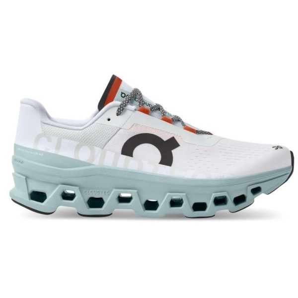 On Cloudmonster - Mens Running Shoes - Frost/Surf