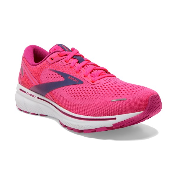 Brooks Ghost 14 - Womens Running Shoes - Pink/Fuchsia/Cobalt